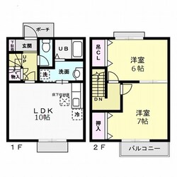 東大ハイツの物件間取画像